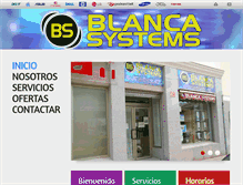 Tablet Screenshot of blancasystems.com